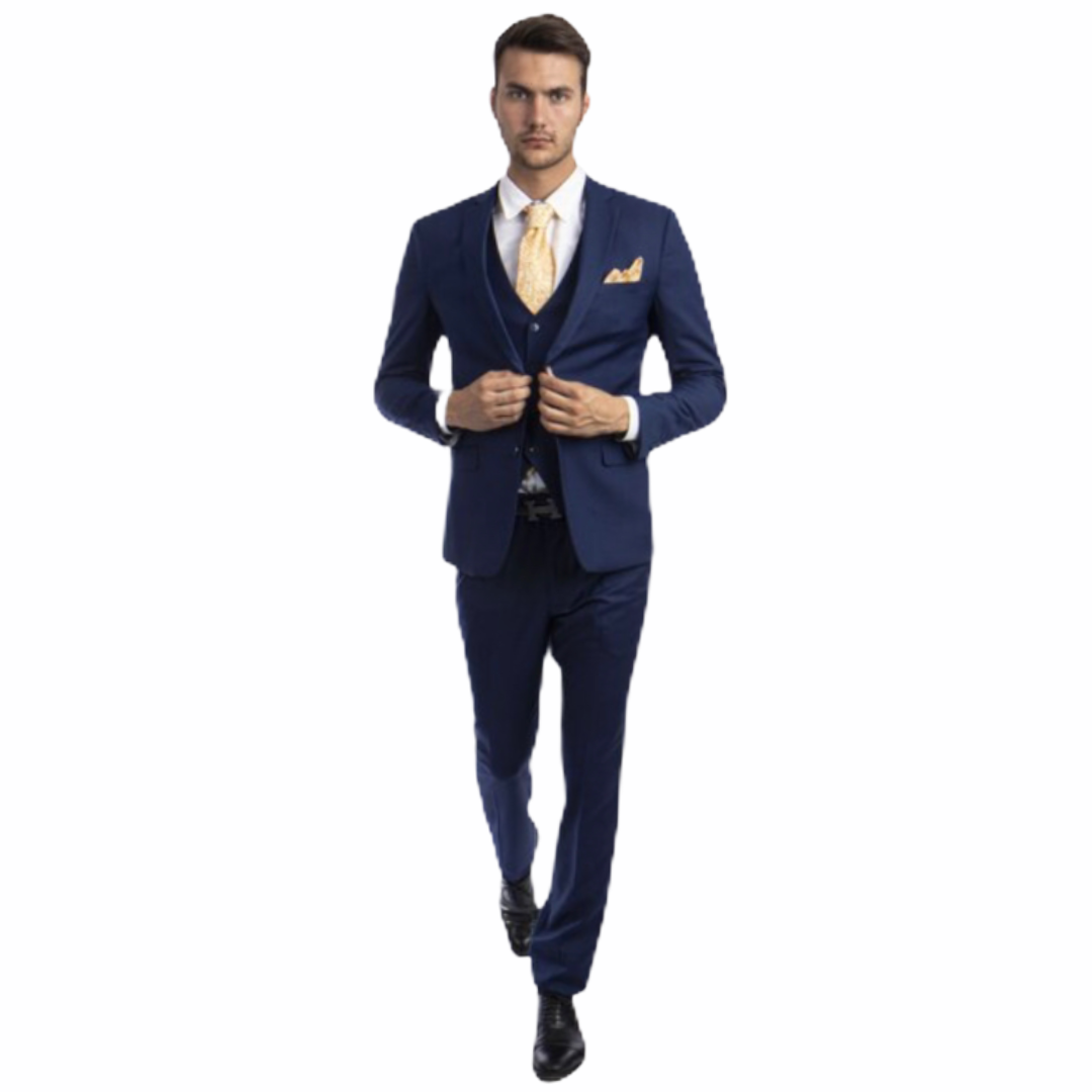 Sean Alexander: Solid 3pc Slim Suit M282SK-05